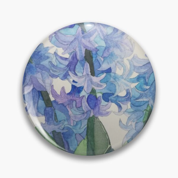 Item preview, Pintura de acuarela de tres jacintos azules designed and sold by esvb.