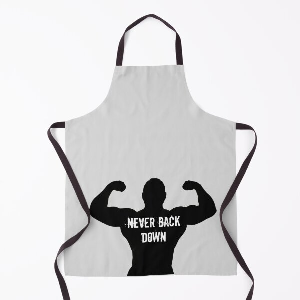 Item preview, NEVER BACK DOWN designed and sold by FitnessLoversgy.