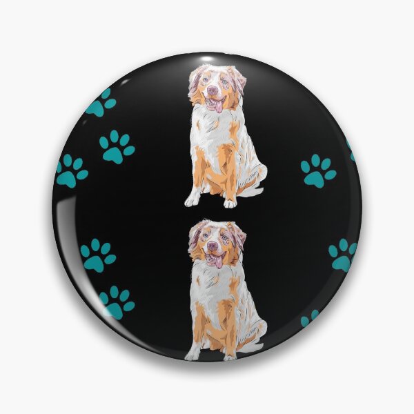 Item preview, Australian shepherd dog cute pattern designed and sold by Maful.