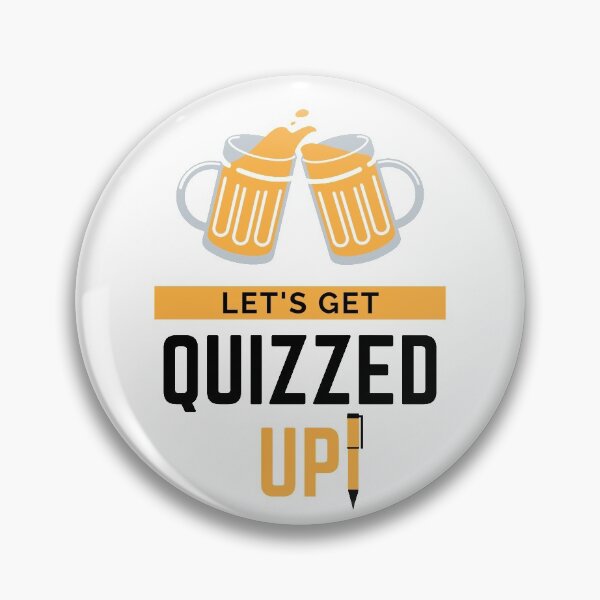 Item preview, Let's Get Quizzed Up! Beer Edition (Black) designed and sold by PaynesPopUpQuiz.