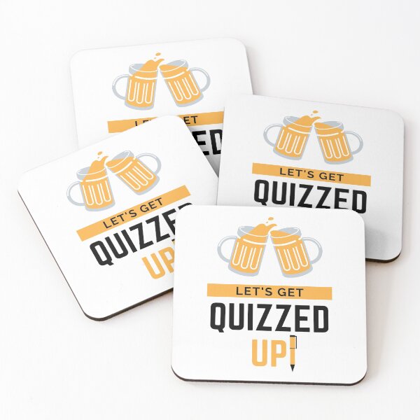 Item preview, Let's Get Quizzed Up! Beer Edition (Black) designed and sold by PaynesPopUpQuiz.