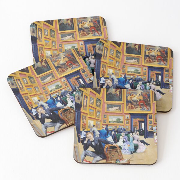 Item preview, View of the Interior of the Museum of Rouen in 1880 - Charles Angrand designed and sold by brushandframes.