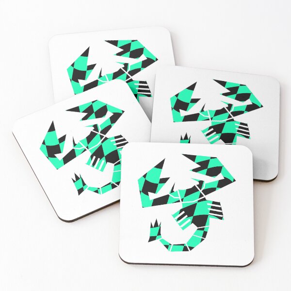 Item preview, Abarth - Check Flag Roof - Devil Scorp - MINT BLACK designed and sold by abarthshop.