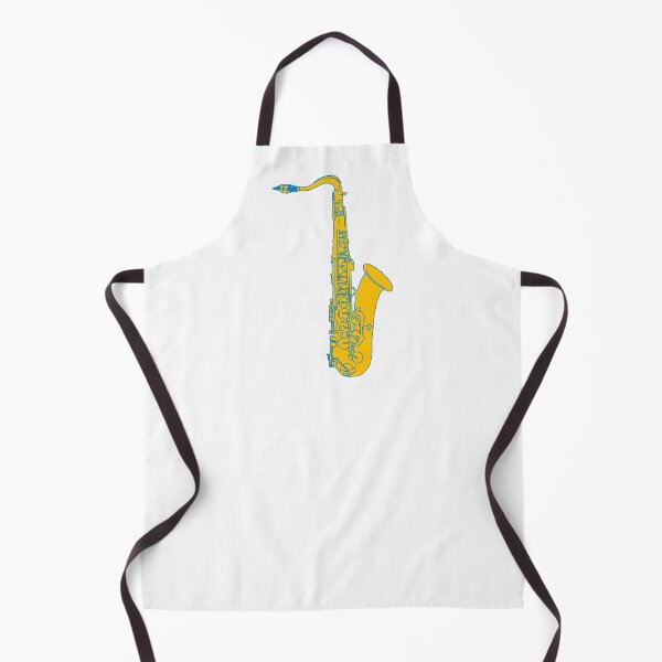 Item preview, Blue and Gold Saxophone designed and sold by Rocket-To-Pluto.