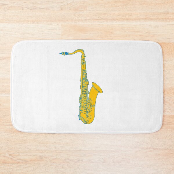 Item preview, Blue and Gold Saxophone designed and sold by Rocket-To-Pluto.