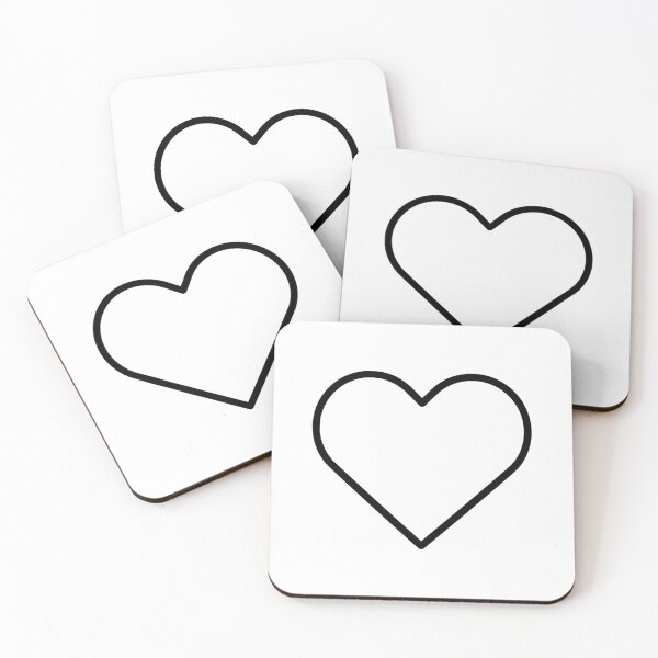 Item preview, Plain Heart Stencil  designed and sold by StencilGifts.