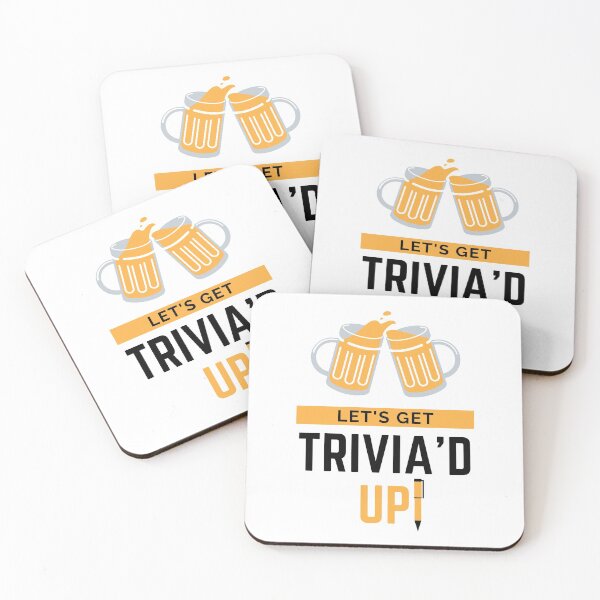 Item preview, Let's Get Trivia'd Up! Beer Edition (Black) designed and sold by PaynesPopUpQuiz.