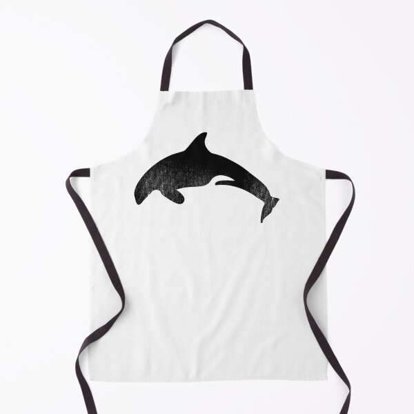 Item preview, Worn stencil of jumping killer whale (Orca) designed and sold by knappidesign.