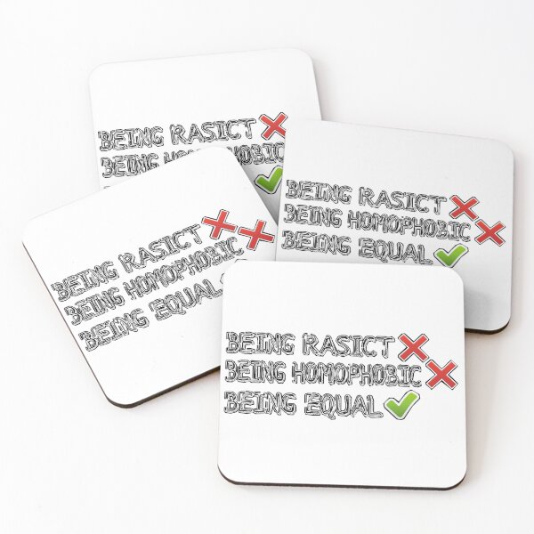 Item preview, Anti Racism/Anti Homophobia  designed and sold by CheesyDonutKvlt.