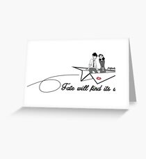 Paperman - Fate will find its way Greeting Card