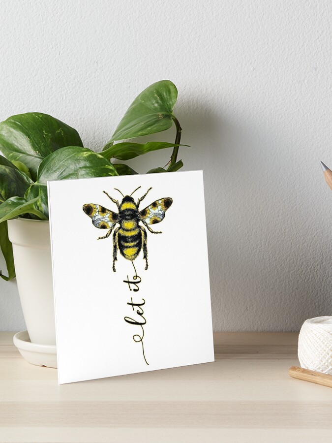 Keep Calm Honey Bee Collecting Honey Love bumble bee ,Gift friend Funny Art  Design Happy Apparel Essential Inspiration Joy Mood Poster for Sale by  DesignByHeartUK