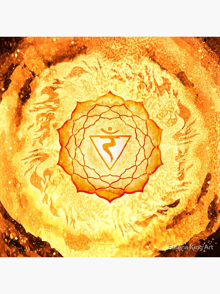 "Solar Plexus Chakra Fire Element 70" Poster for Sale by serenaking
