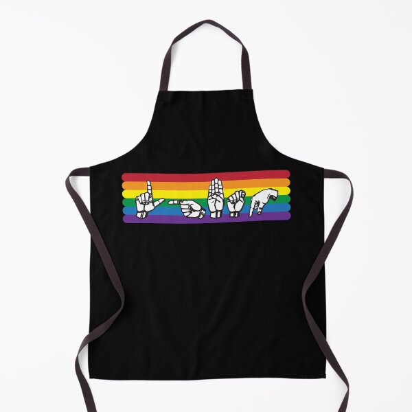 Item preview, ASL LGBTQ Rainbow designed and sold by ASLstyles.