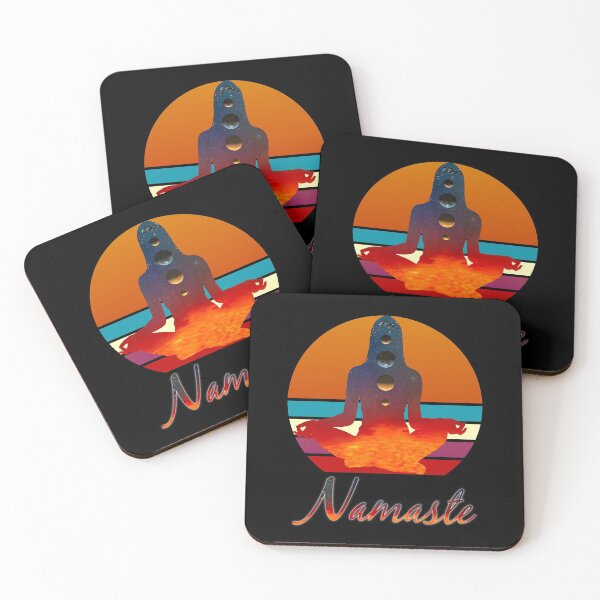 Item preview, Fiery Planets Yoga Pose designed and sold by Michael Pilinski.