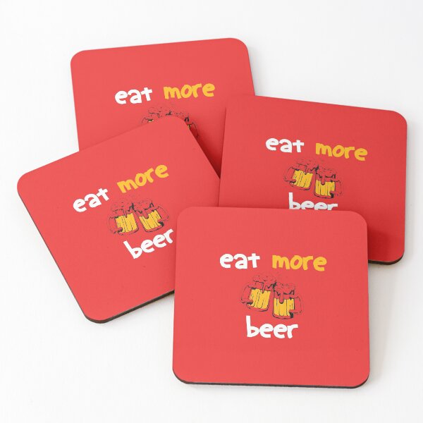 Item preview, Eat More Beer T-Shirt - Unisex Funny Mens Drinking Shirt - Vintage Bartender TShirt Gift  designed and sold by Shirt  Paradise Art ⭐⭐⭐⭐⭐.