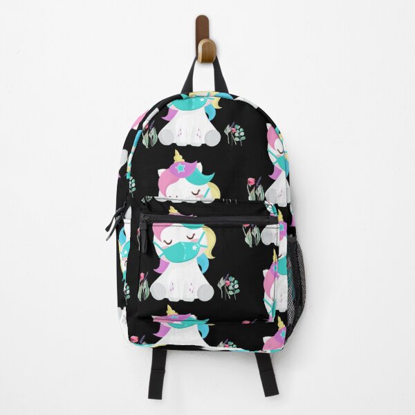 Item preview, Cute Unicorn Wearing A Blue Mask designed and sold by WildingClan.
