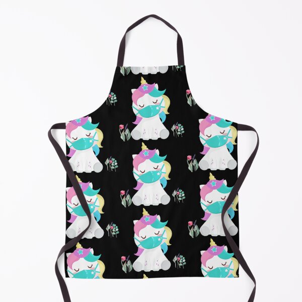 Item preview, Cute Unicorn Wearing A Blue Mask designed and sold by WildingClan.