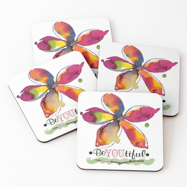 Item preview, Watercolor floral tipography Beyoutiful  designed and sold by lizamperini.