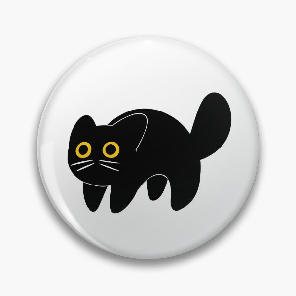 Item preview, Startled Black Cat designed and sold by ComfyKat.