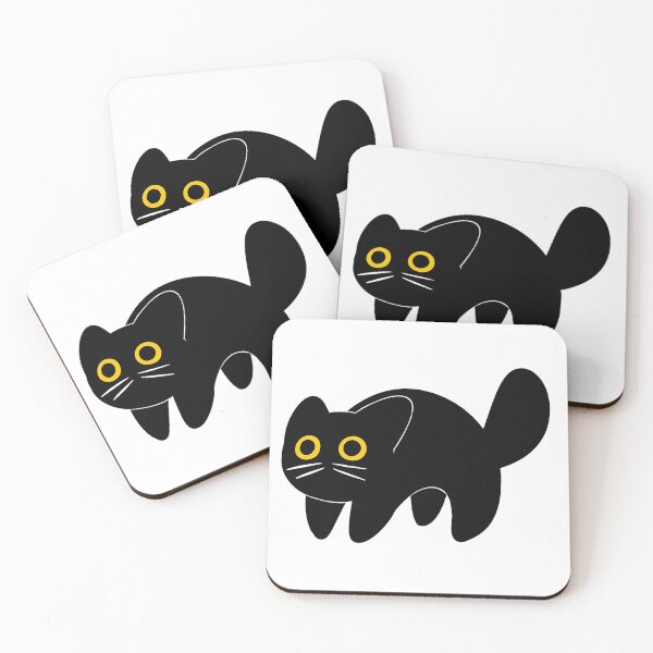 Item preview, Startled Black Cat designed and sold by ComfyKat.