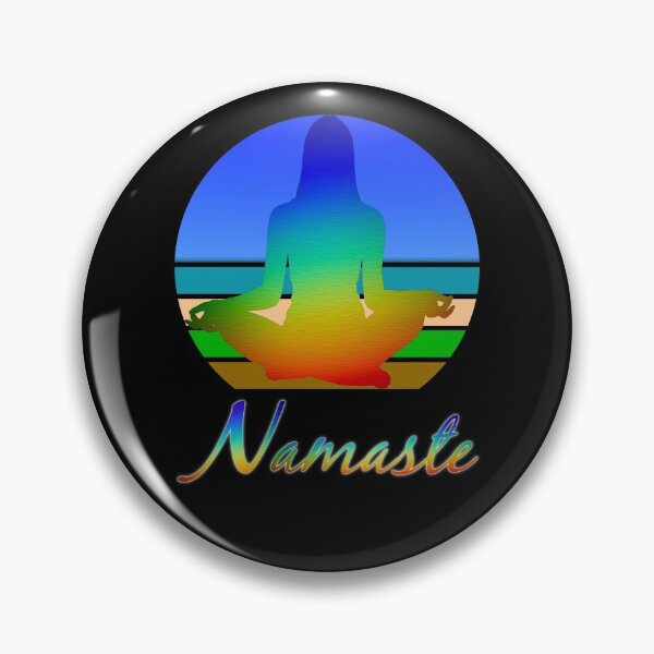 Item preview, Rainbow 'Namaste' Yoga Pose designed and sold by Michael Pilinski.
