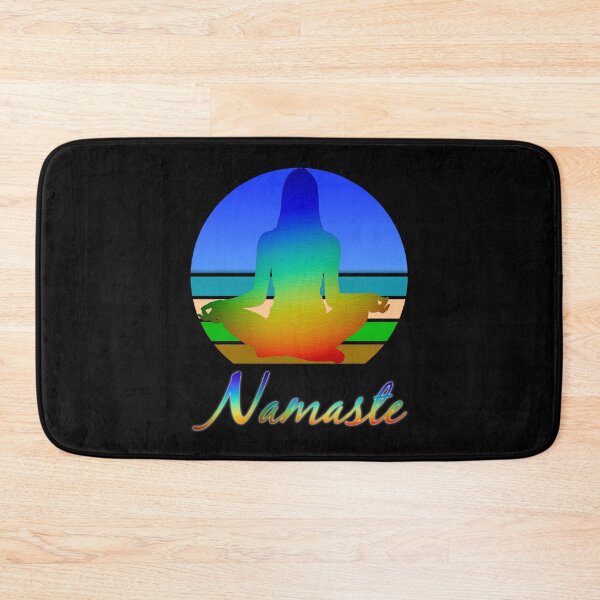 Item preview, Rainbow 'Namaste' Yoga Pose designed and sold by Michael Pilinski.