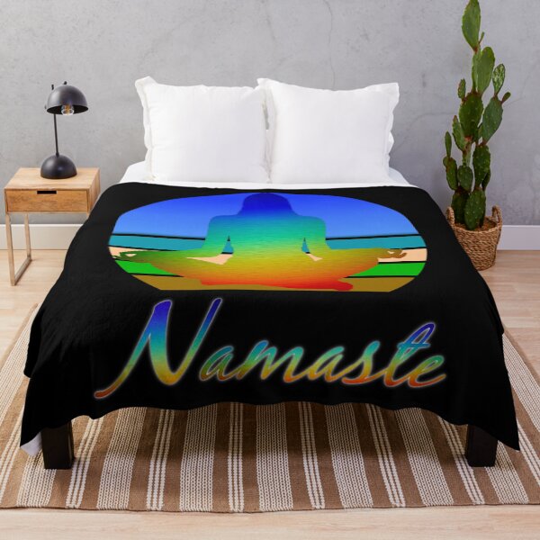 Item preview, Rainbow 'Namaste' Yoga Pose designed and sold by Michael Pilinski.