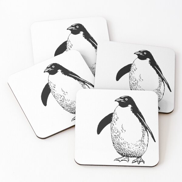 Item preview, Penguin pattern designed and sold by TheWaterBirds.