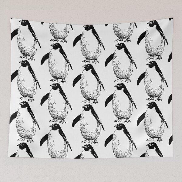 Item preview, Penguin pattern designed and sold by TheWaterBirds.