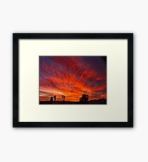 March Sunset Framed Print
