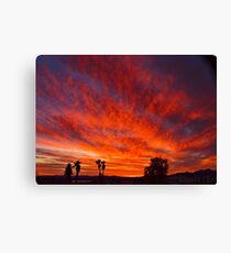 March Sunset Canvas Print