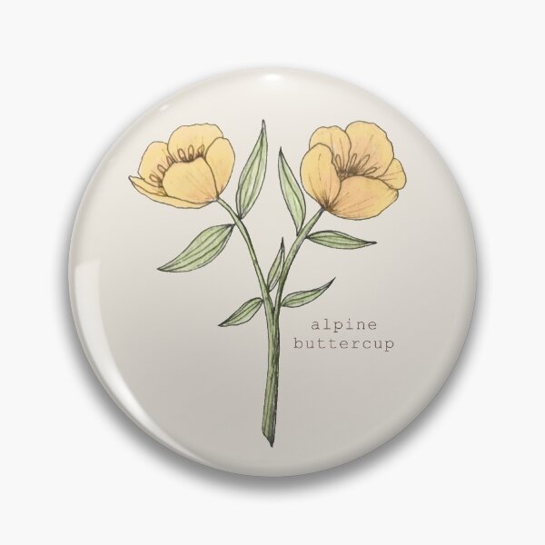 Item preview, Yellow Alpine Buttercup designed and sold by designsbyquail.