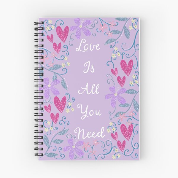 Item preview, ‘Love is all you need’ floral illustration designed and sold by RachelSingh.