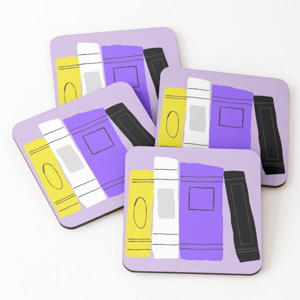 Item preview, Nonbinary Pride Books designed and sold by YANovelDesigns.