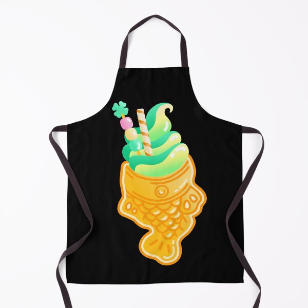 Item preview, Taiyaki Clover Ice Cream - Japanese Sweets - Kawaii Food designed and sold by Nossikko.