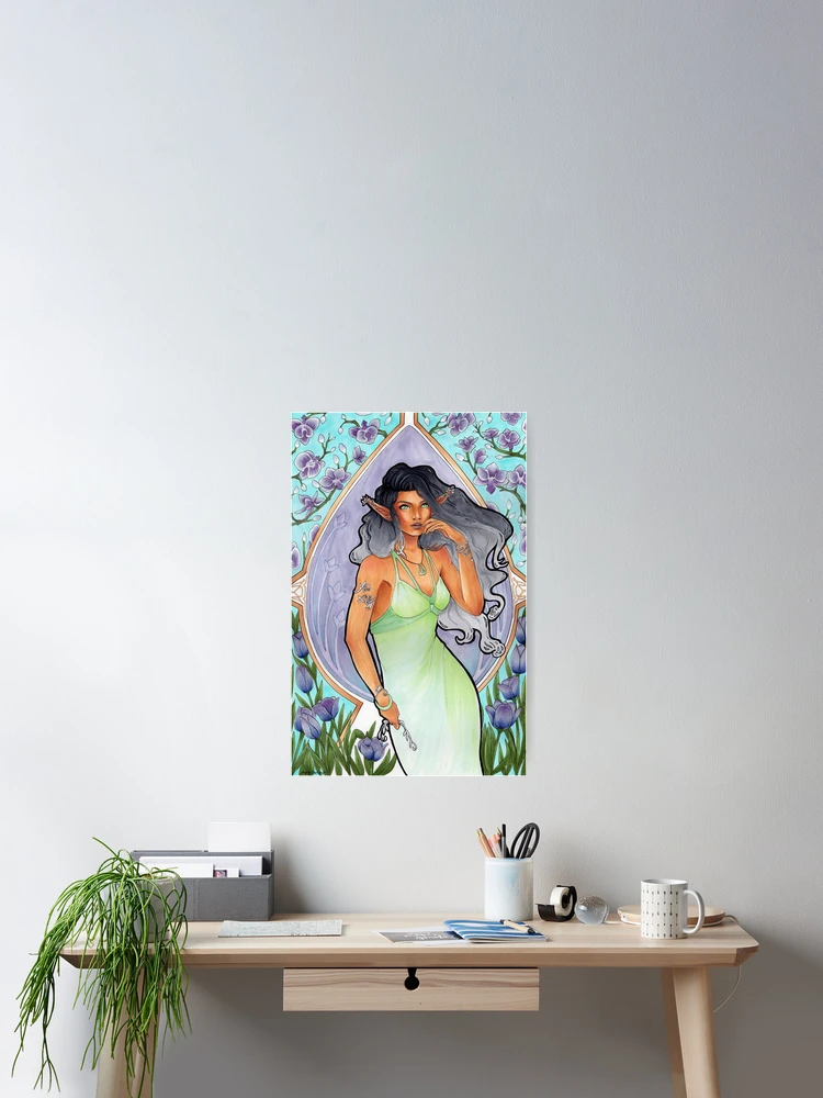 Thumbnail 2 of 3, Poster, Jade designed and sold by Ranefea.