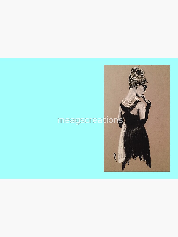 Audrey Hepburn film movie Painting Maid Vintage Kraft Paper Movie