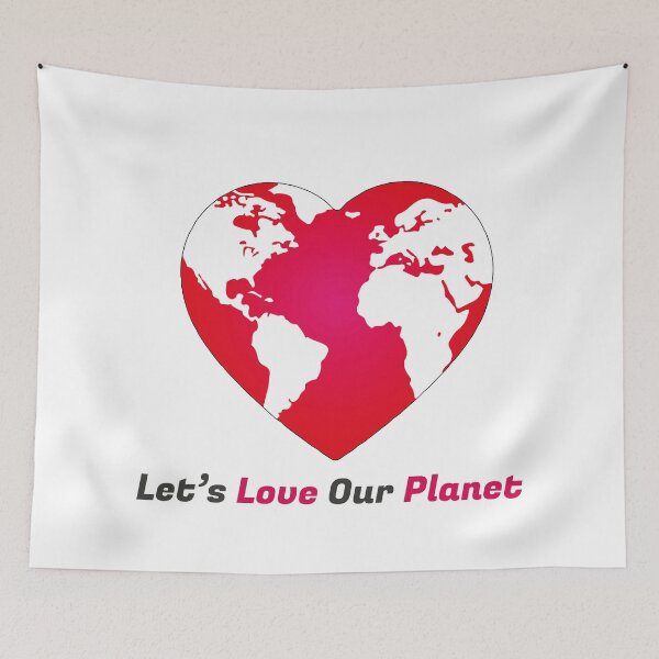 Item preview, Let's love our planet  designed and sold by HBWOLFARTS.