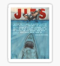 JITS - Mat is Ocean - TITLE AND QUOTE Sticker