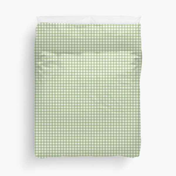 Gingham Green pattern Duvet Cover