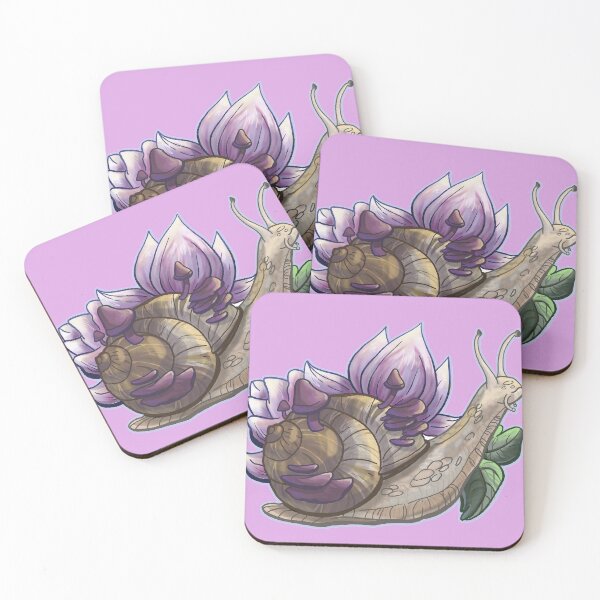 Item preview, Roman Snail with Lotus (Digital Illustration) designed and sold by Kayla Glaser.
