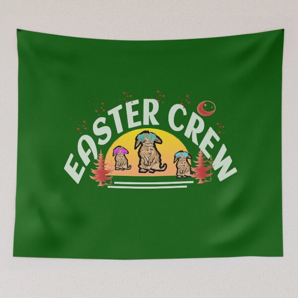 Item preview, Easter crew bunnies with glasses - rabbit family  designed and sold by vibeno1.