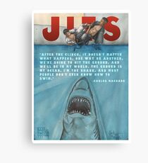 JITS - Mat is Ocean - TITLE AND QUOTE Canvas Print