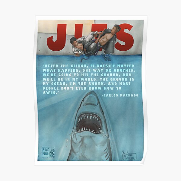 JITS - Mat is Ocean - TITLE AND QUOTE Poster