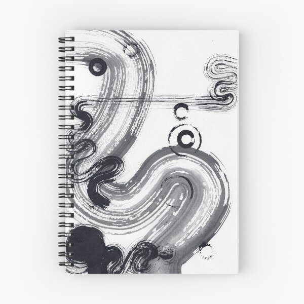 Item preview, ink explorations (043) - abstract black india ink painting designed and sold by expl-rations.
