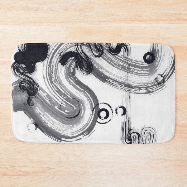 Item preview, ink explorations (043) - abstract black india ink painting designed and sold by expl-rations.