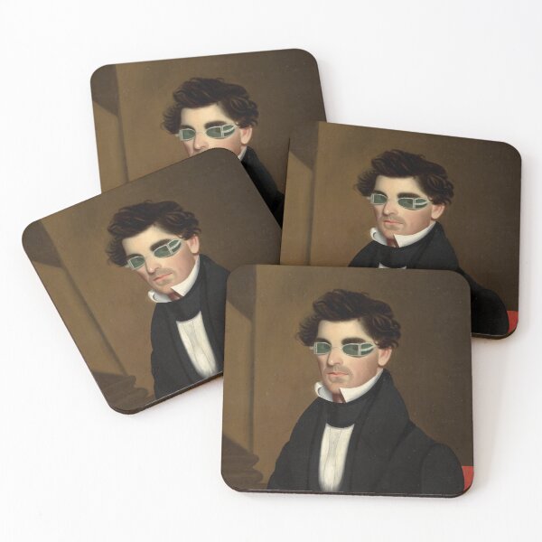 Item preview, Cyber nerd from the past | Vintage painting designed and sold by Petra Becker.