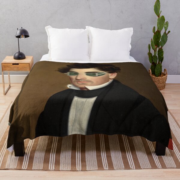 Item preview, Cyber nerd from the past | Vintage painting designed and sold by Petra Becker.