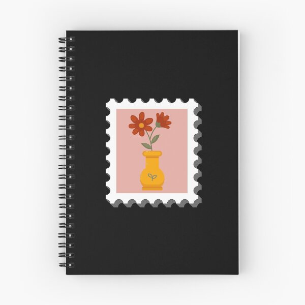 Item preview, Postage Stamps Pen Pal Sticker, Vintage Decorative container With Cute Kawaii Flowers designed and sold by minstore.