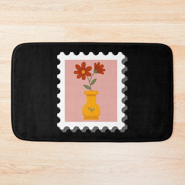 Item preview, Postage Stamps Pen Pal Sticker, Vintage Decorative container With Cute Kawaii Flowers designed and sold by minstore.
